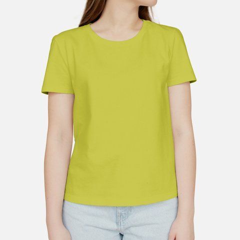 Women T-Shirt Mustard CLO-14-0034 фото