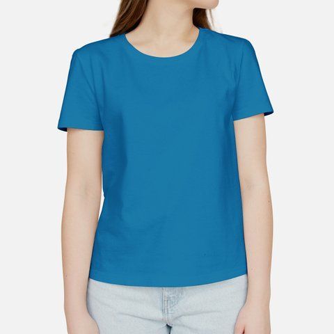 Women T-Shirt Blue CLO-14-0055 фото
